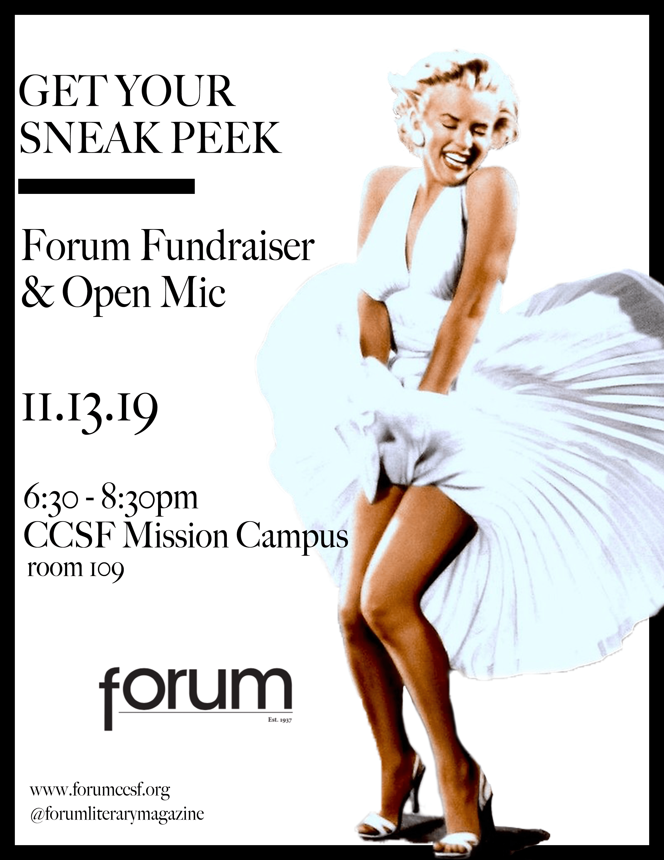 Forum Open Mic - November 13