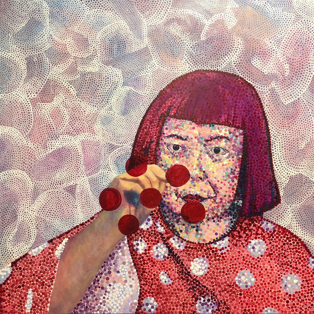 Japanese artist Yayoi Kusama